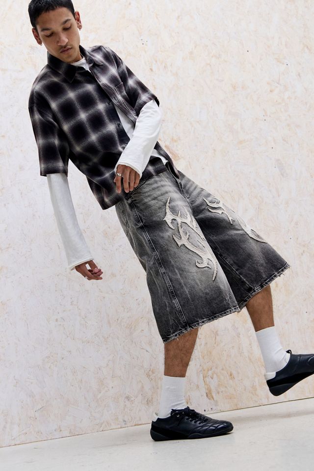 BDG Neo Skate Shorts mit Applikation #2