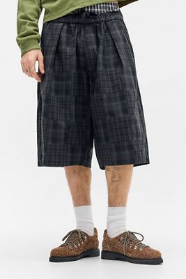 Pantaloni BDG Neri Bobbi a Quadri Extreme Cropped