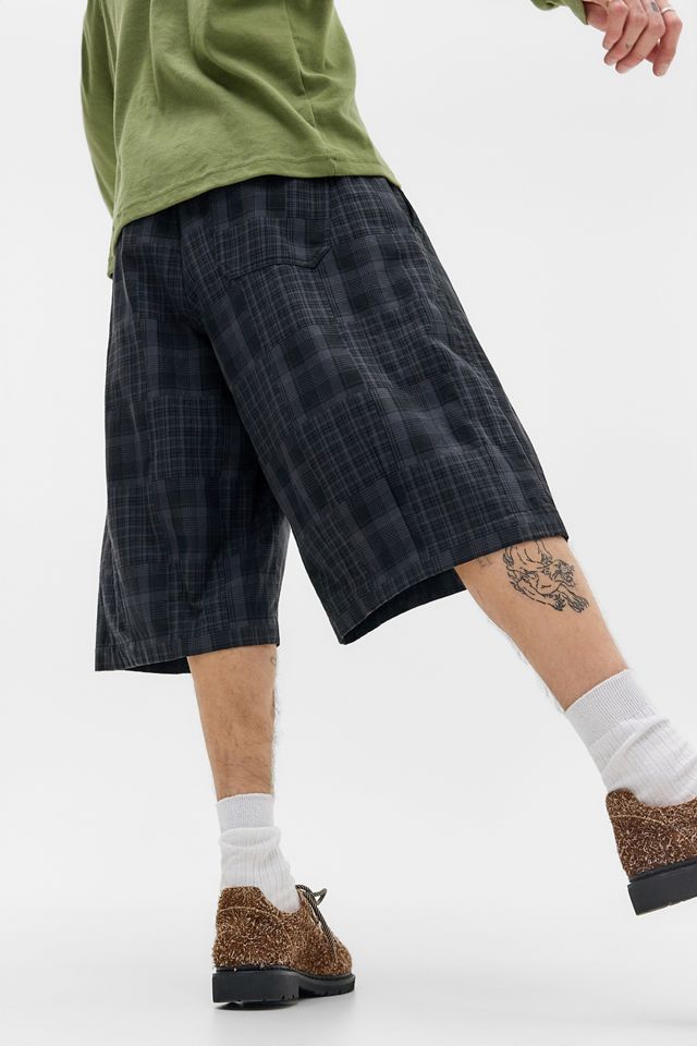 Pantalones BDG Negros Bobbi a Cuadros Extremadamente Cortos #3