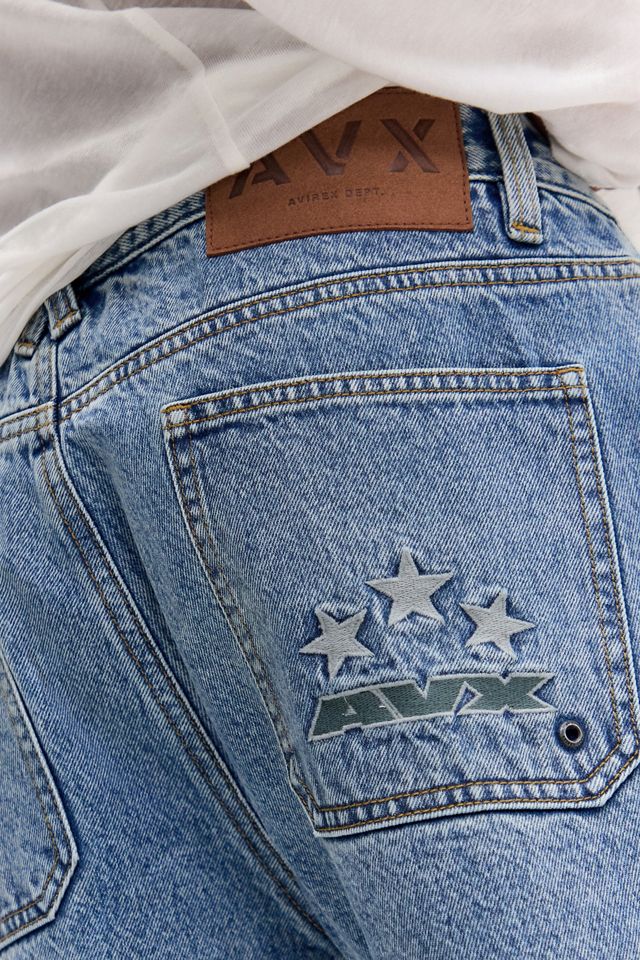 Pantaloncini in Denim Lavaggio Medio AVX Avirex Dept UO Exclusive Dam #3