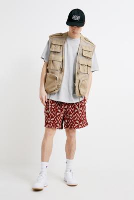 UO Lucien Geo Print Corduroy Shorts | Urban Outfitters UK