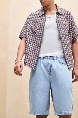 Temp Surf Co UO Exclusive Light Wash Maxxed Shorts