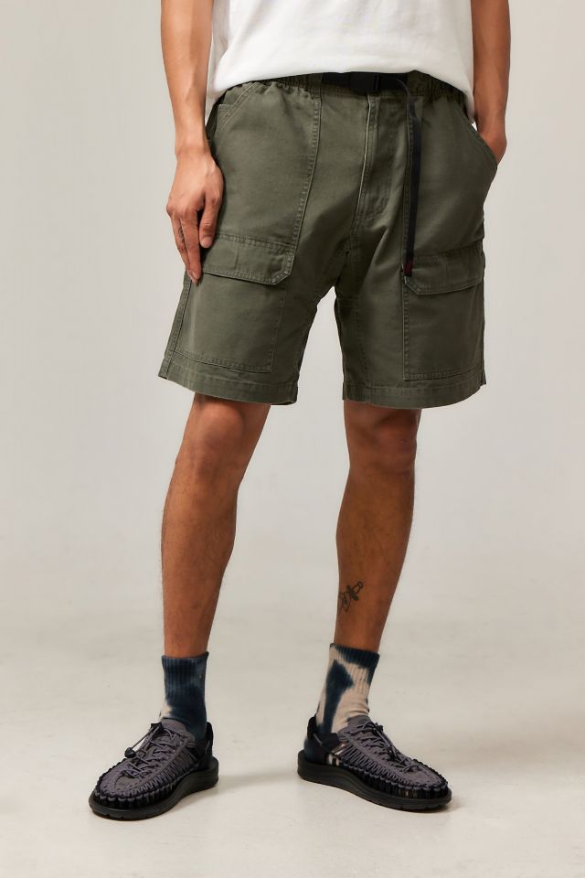 Gramicci Dusted Slate Canvas EQT Shorts | Urban Outfitters UK