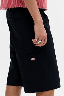 DEWALT Protradesman - Pantalones cortos de trabajo de polialgodón para hombre, elásticos, con múltiples bolsillos, Negro -, 30, estándar
