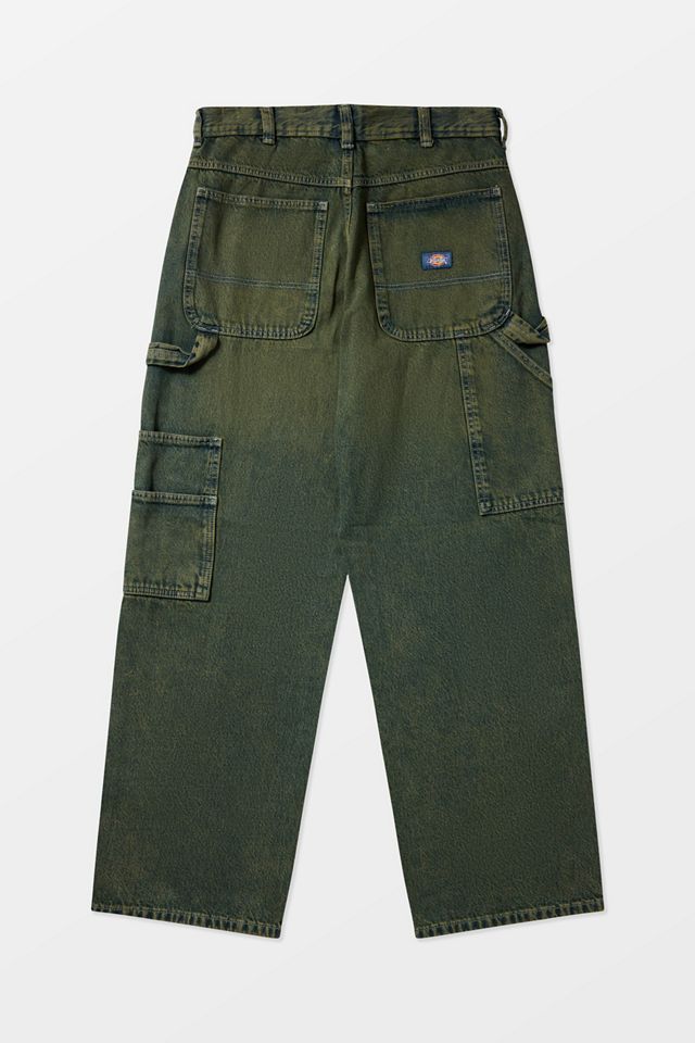 Dickies Green Tone Loose Denim Shorts #6