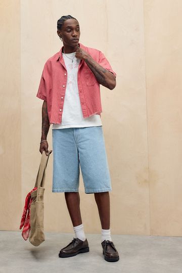 iets frans.. Grey Rudi Box Pleat Joggers