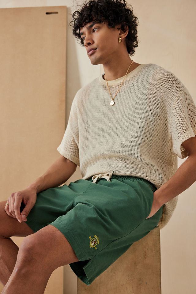 BDG Pantaloncini Twill Crest Ricamati Verdi  #3