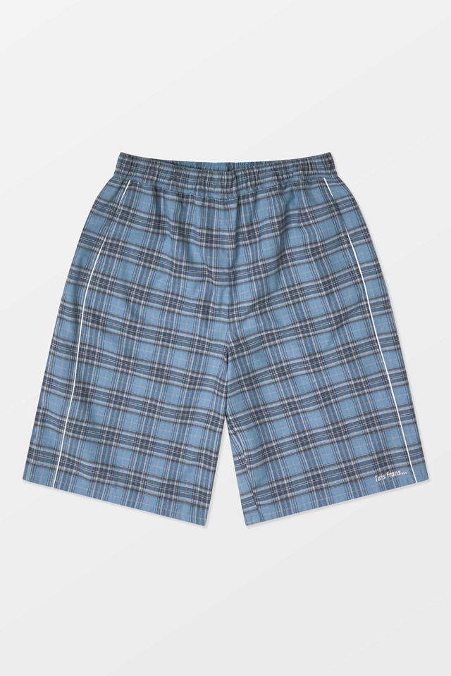 Pantalones Cortos de Nylon a Cuadros Emil Azul iets frans... #1