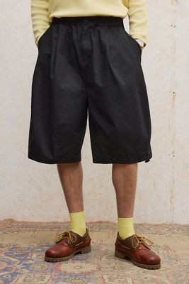 Loom Shorts Malachi in Popeline Nero