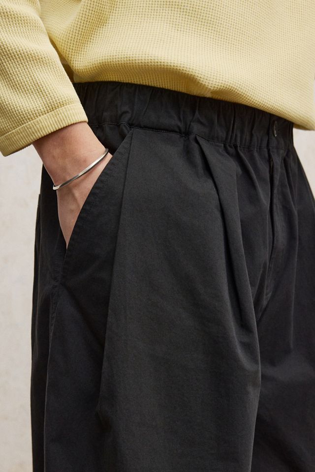 Loom Shorts Malachi in Popeline Nero #2