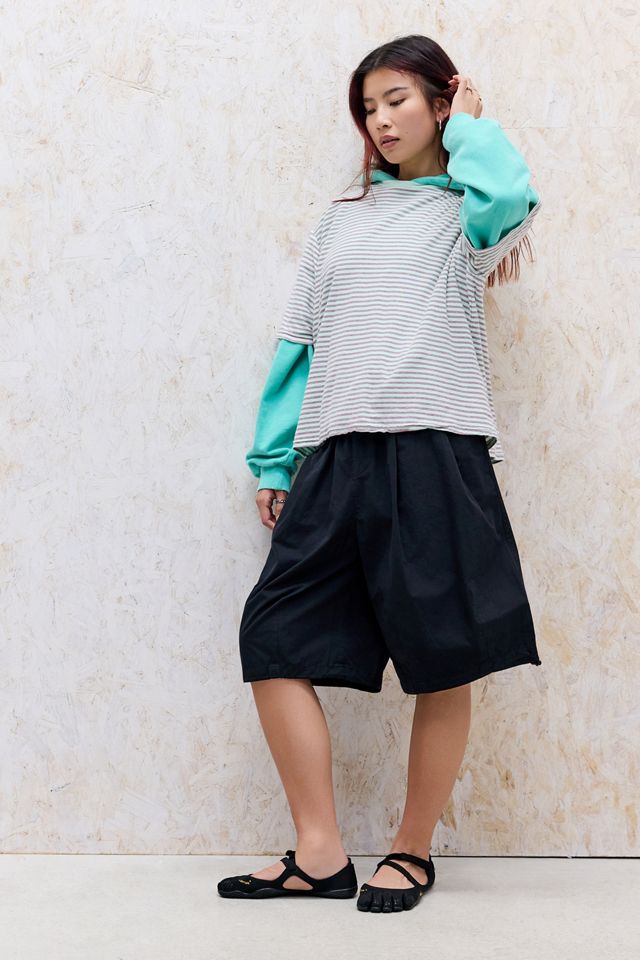 Loom Shorts Malachi in Popeline Nero #6