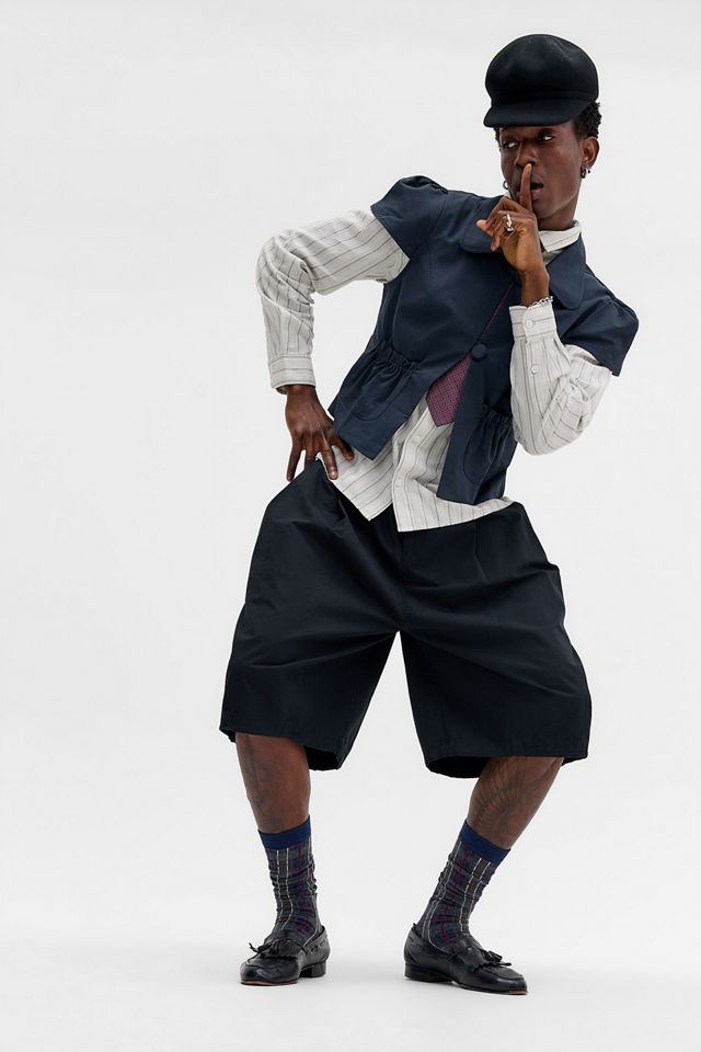 Loom Black Malachi Poplin Shorts #10