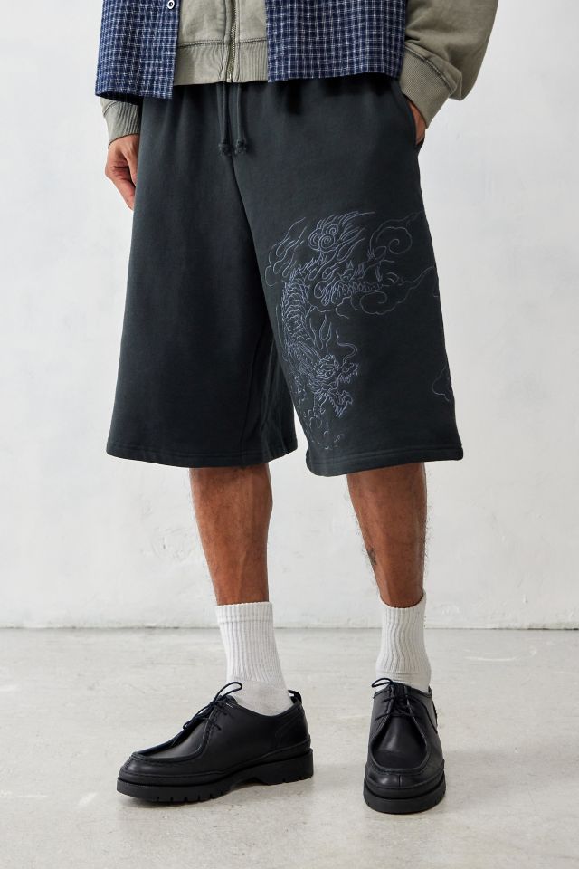 Ed Hardy UO Exclusive Dragon Jogger Shorts