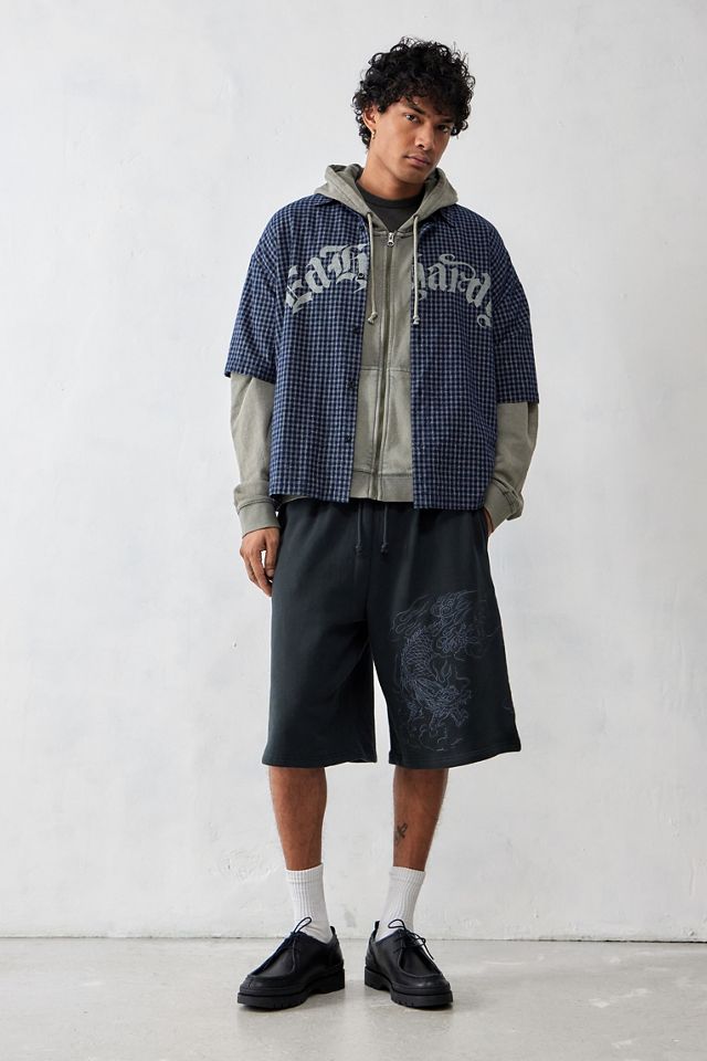 Ed Hardy UO Exclusive Dragon Jogger Shorts #1