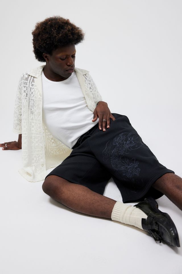 Ed Hardy UO Exclusive Dragon Jogger Shorts #6