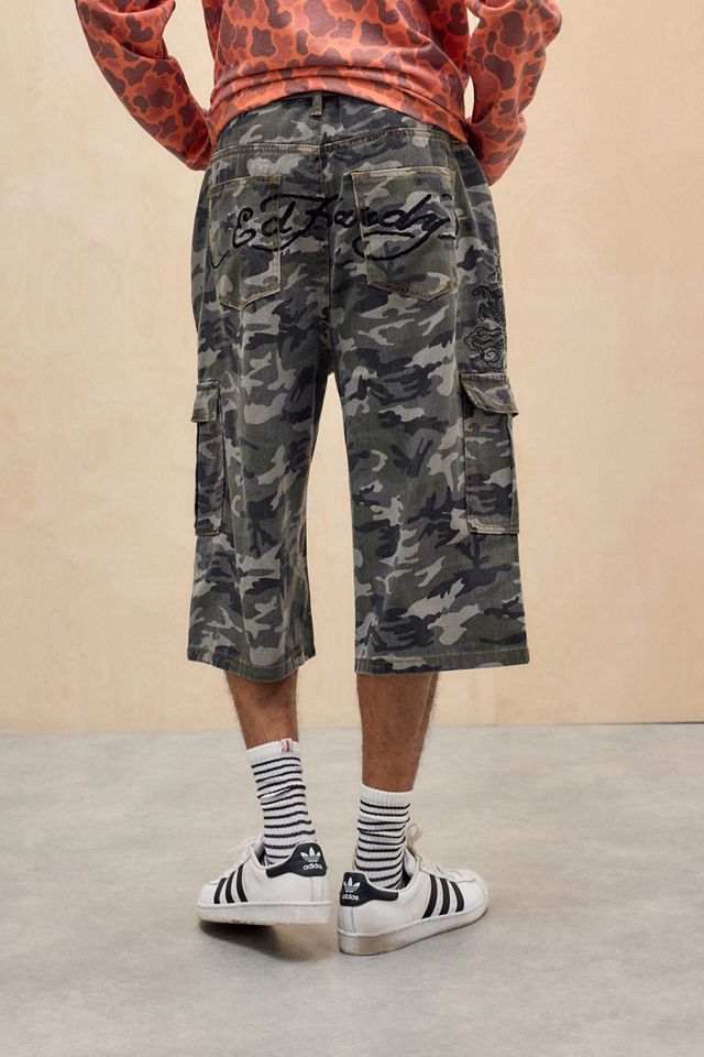 Ed Hardy UO Exklusiv Tarnmuster Cargo Shorts #4
