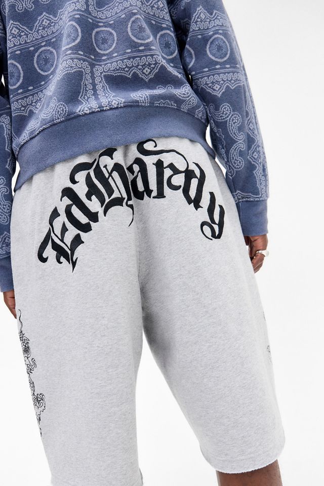 Ed Hardy Graue Battle Dragon Jogger Shorts #5