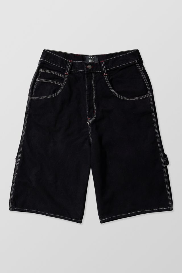 BDG Black Oversized Carpenter Shorts #6
