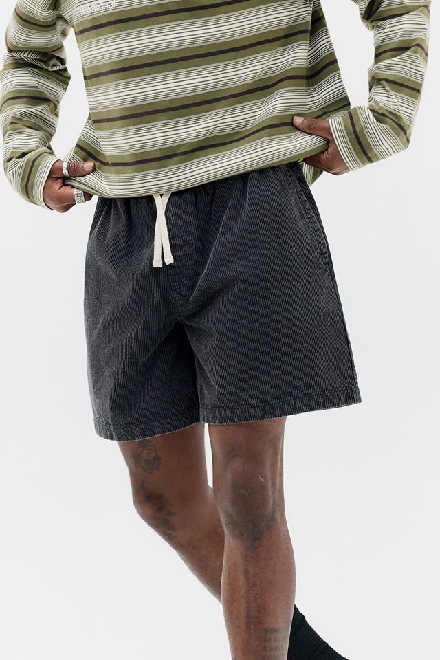 BDG Washed Black Corduroy Shorts #4