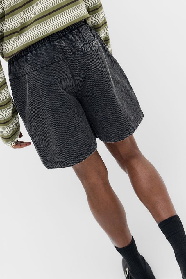 BDG Washed Black Corduroy Shorts #7