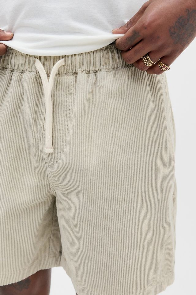BDG Ecru Corduroy Shorts #6