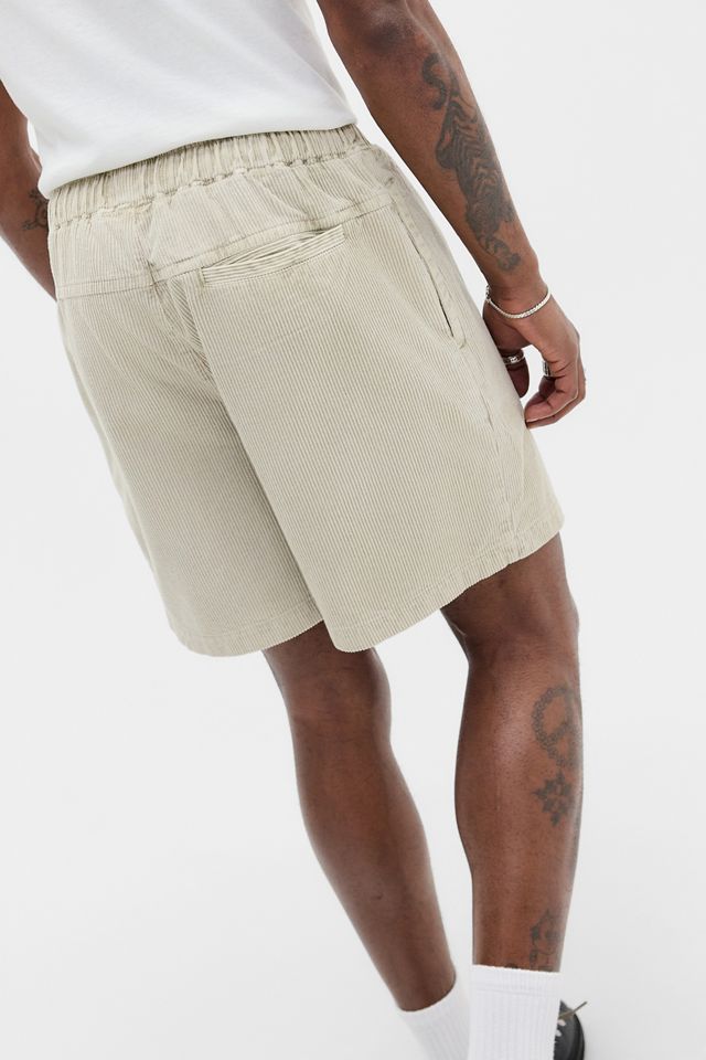 BDG Ecru Corduroy Shorts #7