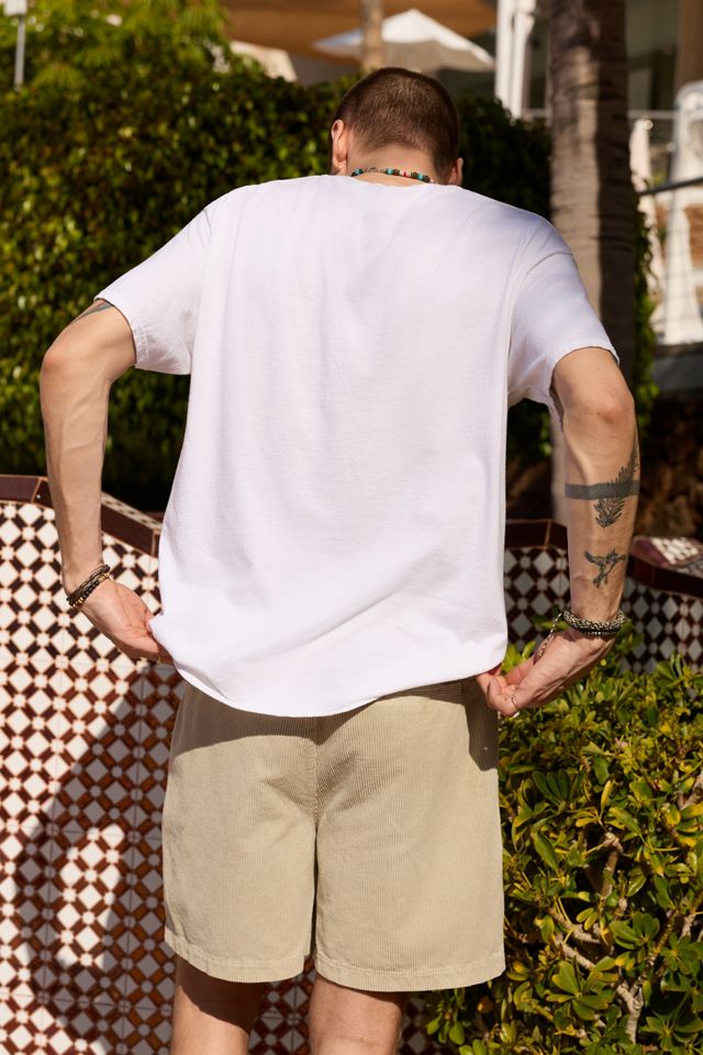 BDG Ecru Corduroy Shorts #3