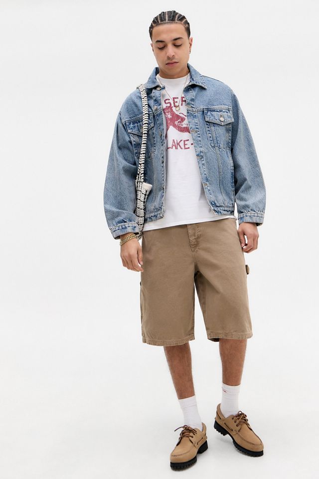 BDG Camel Oversized Carpenter Shorts #1
