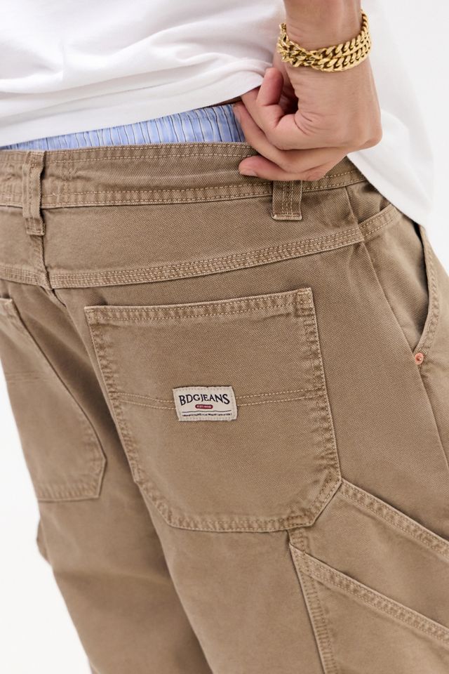 BDG Camel Oversized Carpenter Shorts #4