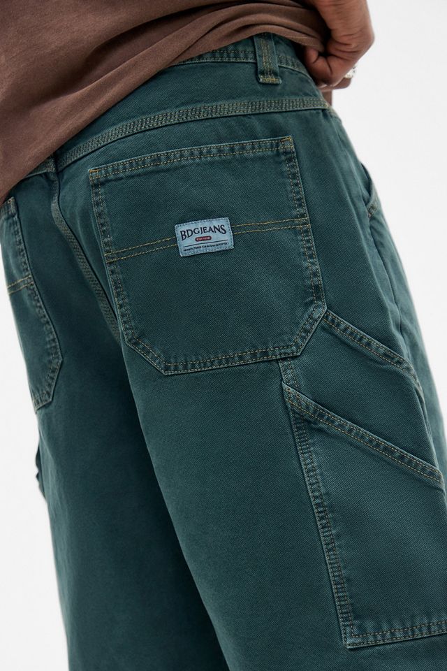 Shorts Carpintero Holgados BDG en Verde Azulado #3