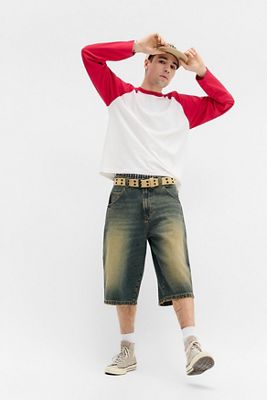 Pantalones Cortos Neo Skate con Tinte Verde BDG