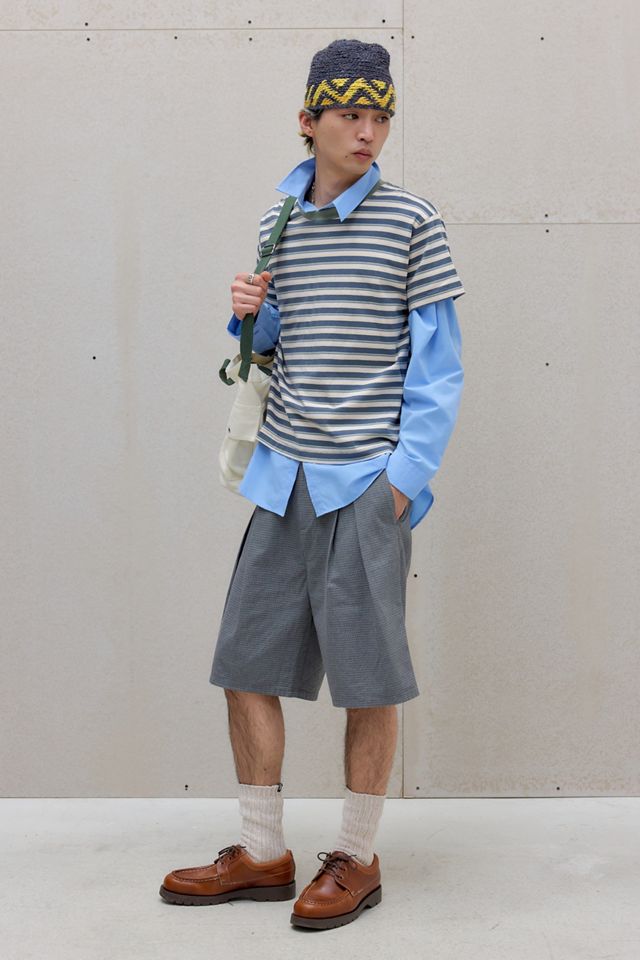 Shorts Pied-de-Poule Loom Brook #1