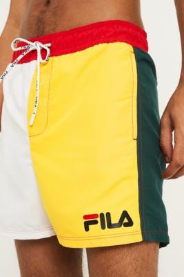 Fila colour store block swim shorts