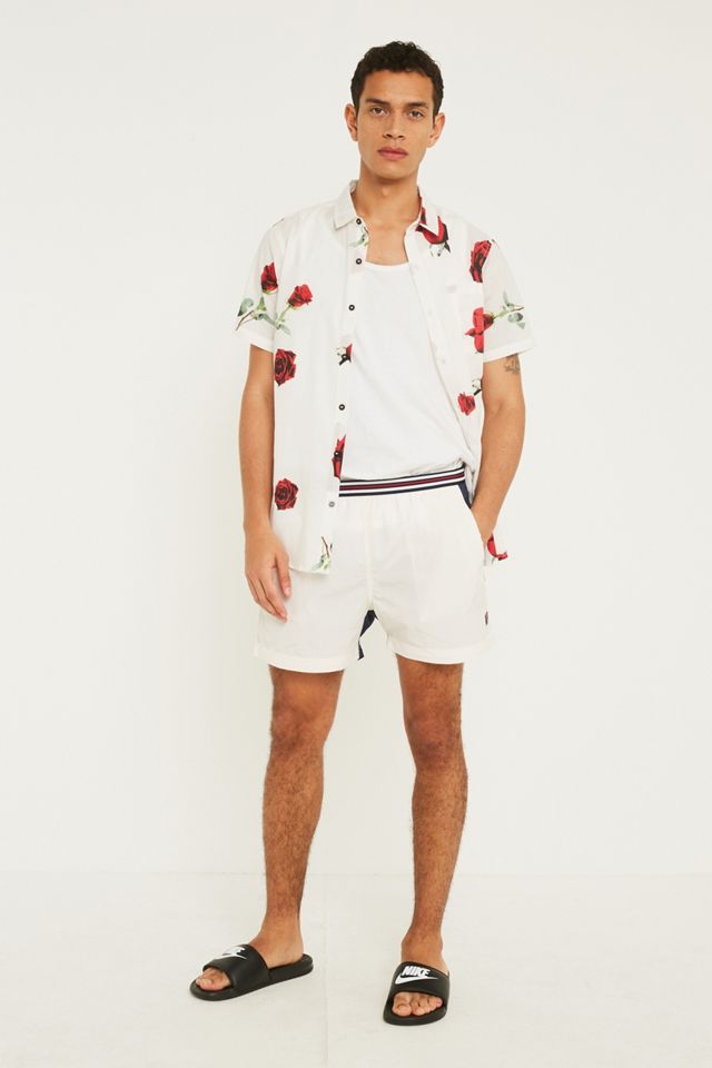 FILA Vintage Ecru Swim Shorts #1