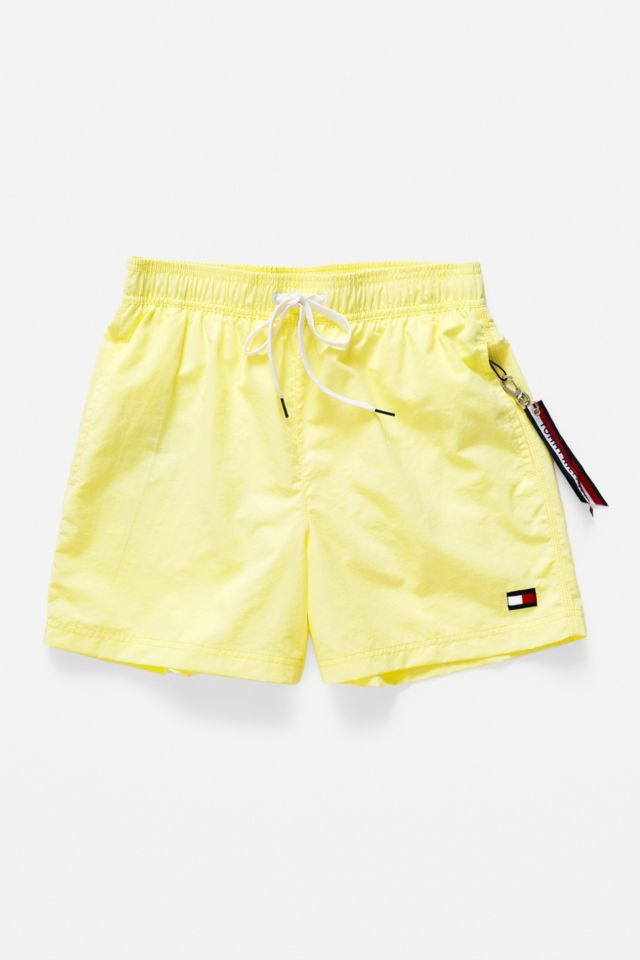 Tommy hilfiger yellow swim shorts sales