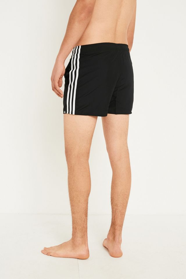adidas 3-Stripe Black Swim Shorts #3