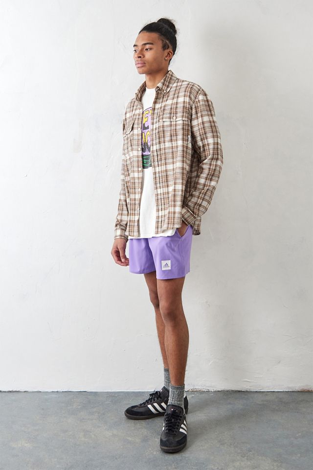 adidas Pantaloncini da bagno viola #1