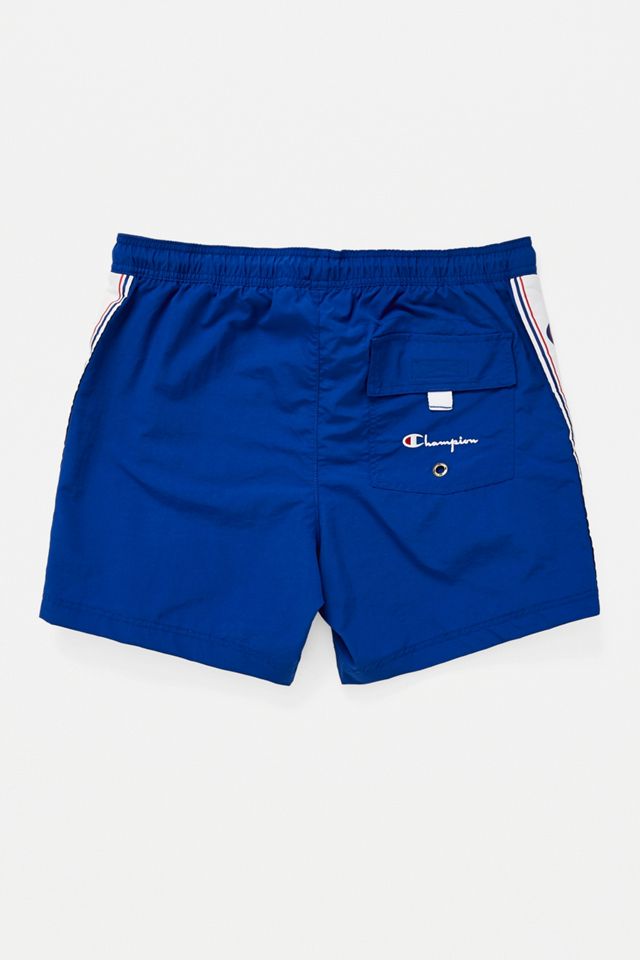 Champion - Short de bain avec bande à logo bleu  #2