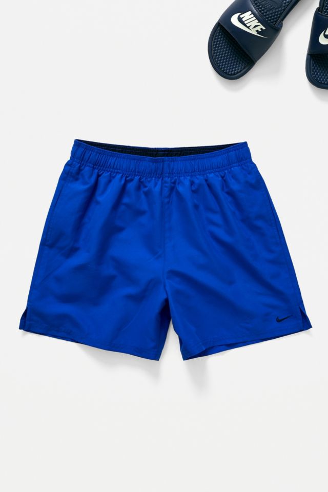 Nike Solid Royal Blue Swim Shorts | Urban Outfitters UK