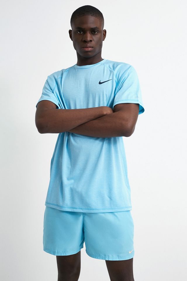 Nike Hydroguard Blue Glaze Short-Sleeve Swim Shirt #1