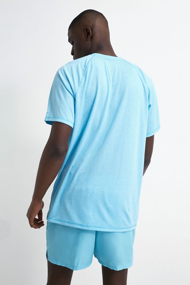 Nike Hydroguard Blue Glaze Short-Sleeve Swim Shirt #3
