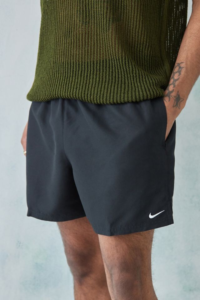 Black nike swim shorts online