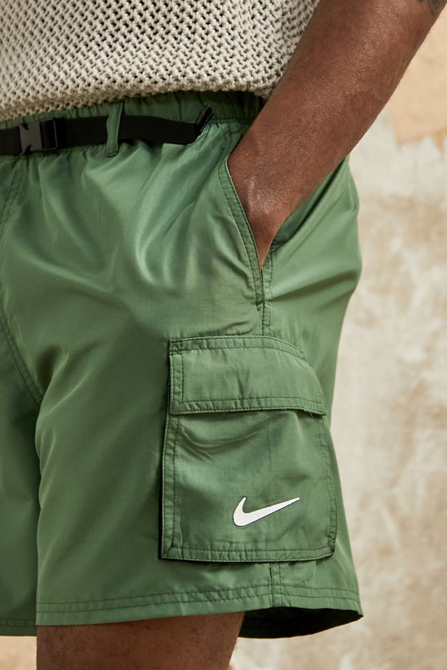 Nike Sport Treeline Belted 5-Volley Swim Shorts  #1