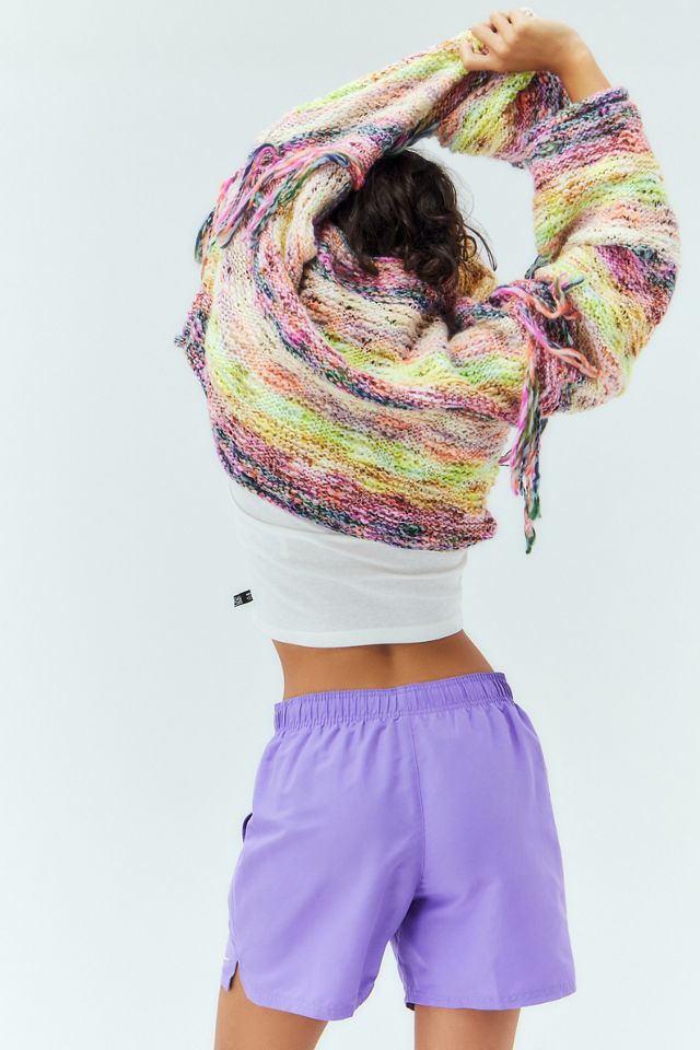Nike - Short de bain violet raisin uni #5