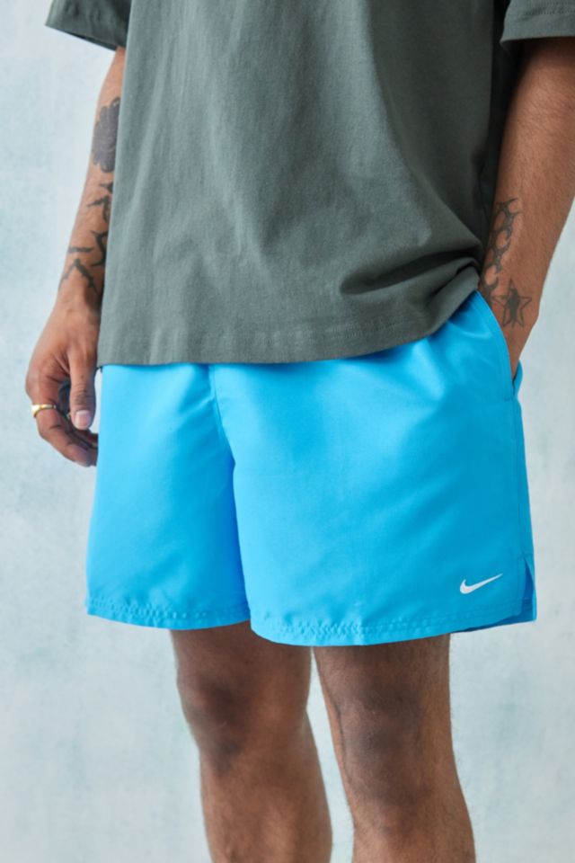 Blue nike swim clearance trunks