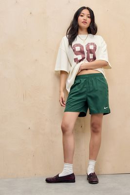 Icker Sea Curved Hemline U Shorts Square Cut Trunk Swimwear Green COB-12-127M main image 0