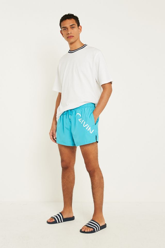 Calvin Klein Diagonal Logo Pantaloncini da bagno blu #2