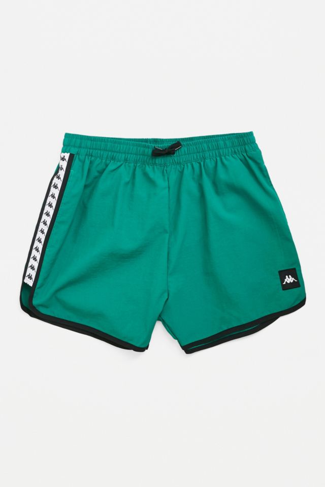 Kappa Agius Green Swim Shorts | Urban Outfitters UK