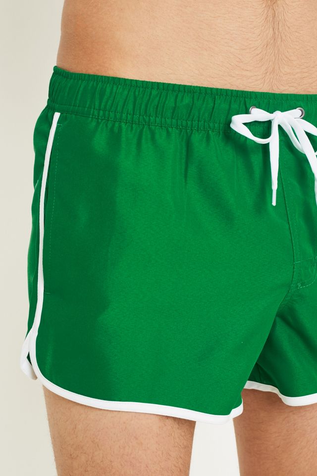UO Shortie Green Swim Shorts #4