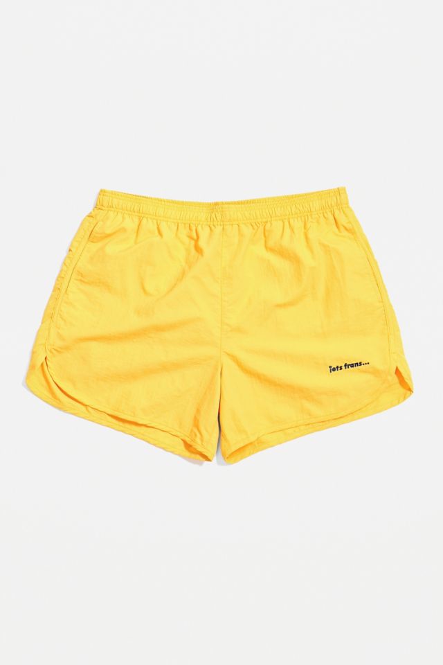 iets frans... Yellow Runner Swim Shorts | Urban Outfitters UK